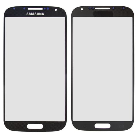 Скло корпуса для Samsung I9500 Galaxy S4, I9505 Galaxy S4, чорне