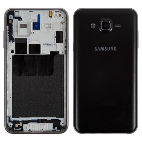 Корпус для Samsung J700H DS Galaxy J7, чорний