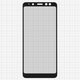 Захисне скло All Spares для Samsung A530 Galaxy A8 (2018), сумісне з чохлом, Full Screen, чорний, Це скло покриває весь екран.