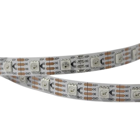 Светодиодная лента RGB SMD5050, WS2813 белая, с управлением, IP20, 5 В, 60 диодов м, 1 м 