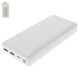 Power bank Baseus X30, 30000 мАч, USB тип-C вход 5В 2,1А, Type-C выход 5В 3А, micro USB тип-B вход 5В 2,1А, Lightning для Apple вход 5В 2,1А, 2 USB-выходы 5V 1A / 2,4 A, 157 × 71 × 30 мм, белый, #PPJAN-C02