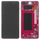 Дисплей для Samsung G975 Galaxy S10 Plus, красный, с рамкой, Original, сервисная упаковка, #GH82-18849H/GH82-18834H
