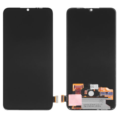 Дисплей для Xiaomi Mi 9 Lite, Mi CC9, чорний, без рамки, Оригінал переклеєне скло , M1904F3BG