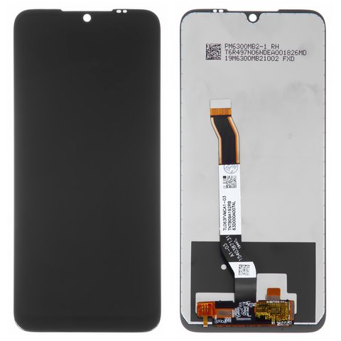 Дисплей для Xiaomi Redmi Note 8T, чорний, без логотипа, без рамки, High Copy, M1908C3XG
