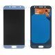 Дисплей для Samsung J730 Galaxy J7 (2017), голубой, без логотипа, без рамки, High Copy, (OLED)