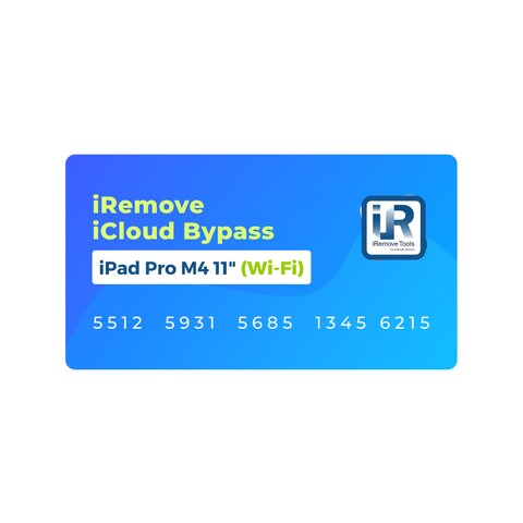 iRemove iCloud Bypass для iPad Pro M4 11" Wi Fi 