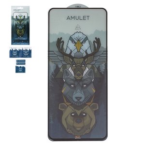 Защитное стекло iNobi Amulet для Xiaomi Poco M6 4G, Poco M6 Pro 5G, Redmi 12, Redmi 12 5G, Redmi 13, Full Glue, Anti Static, черный