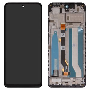 Дисплей для Tecno Spark 10 Pro, черный, с рамкой, High Copy