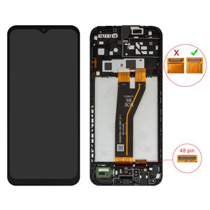 Дисплей для Samsung A146B Galaxy A14 5G, черный, с рамкой, Original PRC , 48 pin, BS066FBM L09 DB01_1.1