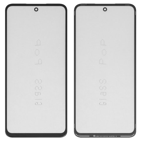 Скло корпуса G+OCA PRO для Motorola Moto G13, Moto G23 XT2333, з ОСА плівкою, чорне