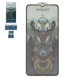 Защитное стекло iNobi Amulet для Oppo A17, A18, A38, Full Glue, Anti-Static, черный