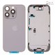 Корпус для iPhone 16 Pro, сірий, з тримачем SIM-карти, з боковими кнопками, Original (PRC), EU Version, natural titanium