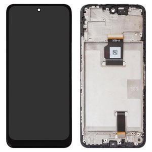Дисплей для Huawei Honor X7b, черный, с рамкой, High Copy