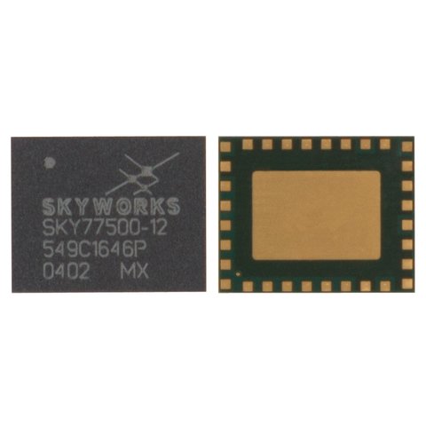 Microchip amplificador de potencia SKY77500 12 puede usarse con Sony Ericsson D750, K510, K750i, W300, W550, W700, W800, Z500, Z520i, Z530, Z550