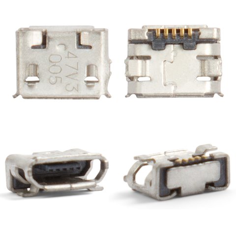 Charge Connector compatible with Nokia 6500c, 7900, 8800 Arte; Sony Ericsson W100, X10 mini, 5 pin, micro USB type B 
