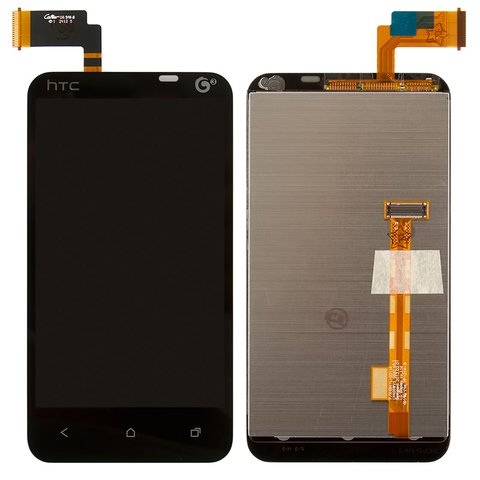 LCD compatible with HTC T328t Desire VT, black, without frame 