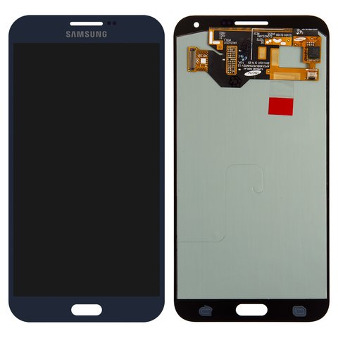 LCD compatible with Samsung E700 Galaxy E7; Samsung, black, Original PRC , original glass 