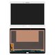 LCD compatible with Samsung T800 Galaxy Tab S 10.5, T805 Galaxy Tab S 10.5 LTE, (white, without frame)