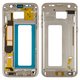 Housing Middle Part compatible with Samsung G935F Galaxy S7 EDGE, (golden)