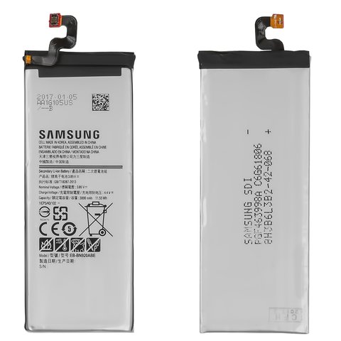 Batería EB BN920ABE puede usarse con Samsung N9200 Galaxy Note 5, Li ion, 3.85 V, 3000 mAh, Original PRC 