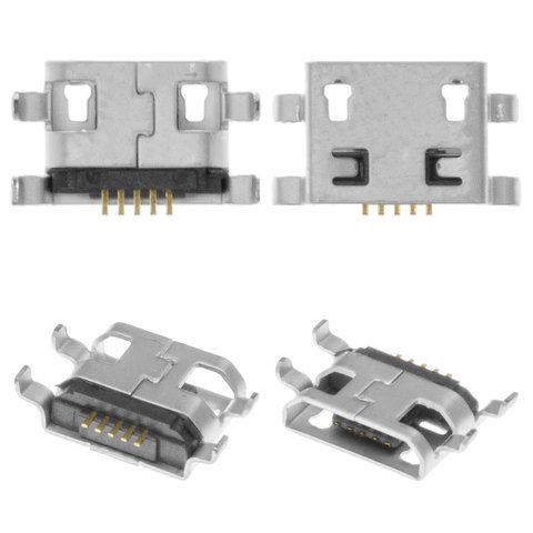 Charge Connector compatible with Xiaomi Redmi Note 5, Redmi Note 5 Pro, 5 pin, micro USB type B 