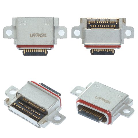 Conector de carga puede usarse con Samsung G970 Galaxy S10e, G973 Galaxy S10, G975 Galaxy S10 Plus, 26 pin, USB tipo C, #3722 004150