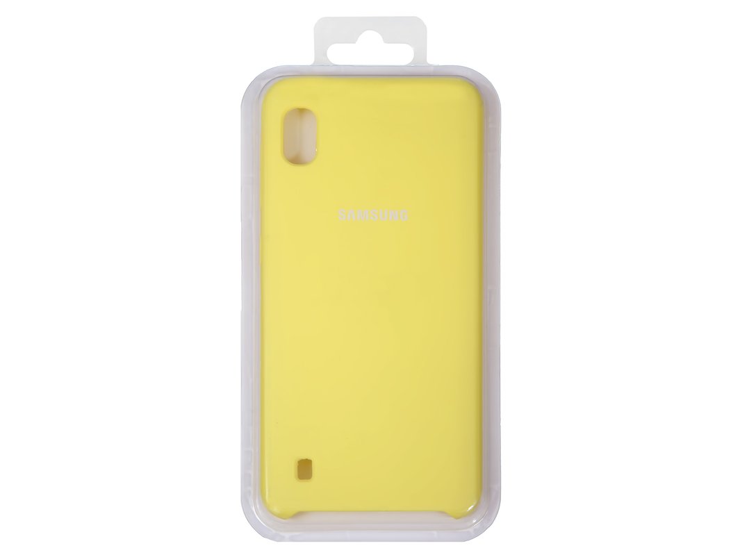 Samsung Funda perforada blanco y Amarillo Samsung Galaxy S10e - Funda de  teléfono - LDLC