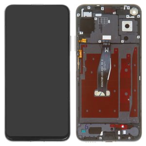 Pantalla LCD puede usarse con Huawei Honor 20, Nova 5T, negro, con marco, Original PRC , YAL L21
