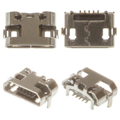 Conector de carga puede usarse con Huawei Y5 II, 5 pin, micro USB tipo B