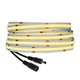 Tira de luces LED COB (480 diodos LED, luz blanca fría, 6000K, DC 12V, 5 m)
