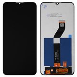 LCD compatible with Motorola Moto G8 Power Lite XT2055-2, (black, without frame, High Copy)