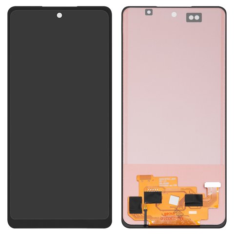 LCD compatible with Samsung A525 Galaxy A52, A526 Galaxy A52 5G, black, Best copy, without frame, Copy, TFT  