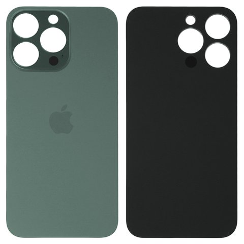 Housing Back Cover compatible with iPhone 13 Pro, green, no need to remove the camera glass, alpine Green, big hole 