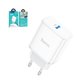Mains Charger Hoco C104A, (20 W, Power Delivery (PD), white, 1 output) #6931474782892