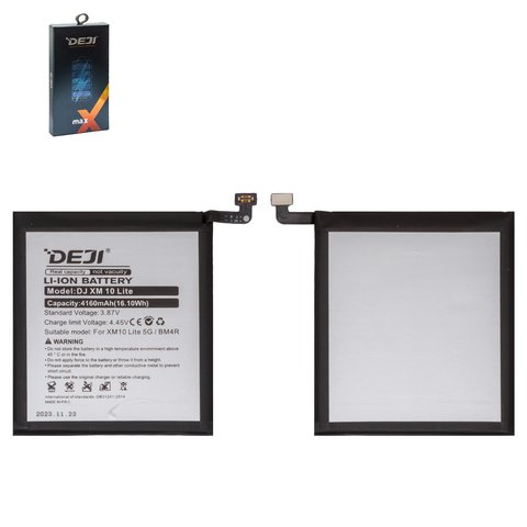 Аккумулятор Deji BM4R для Xiaomi Mi 10 Lite, Li ion, 3,87 B, 4160 мАч