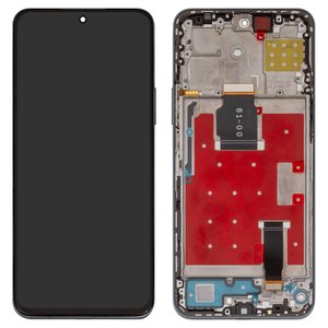 Pantalla LCD puede usarse con Huawei Honor 90 Lite, Honor X8a, plateado, con marco, Original PRC , CRT LX1, CRT LX2, CRT LX3, CRT NX1
