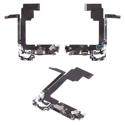 Cable flex puede usarse con iPhone 15 Pro Max, del conector de carga, azul, con micrófono, HC