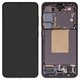 Pantalla LCD puede usarse con Samsung S921 Galaxy S24, negro, con marco, Original (PRC)