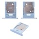 Sujetador de tarjeta SIM puede usarse con Samsung M156 Galaxy M15, azul claro, light blue