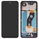 Pantalla LCD puede usarse con Infinix Hot 60 (X6726), Smart 10 (X6725), negro, con marco, High Copy