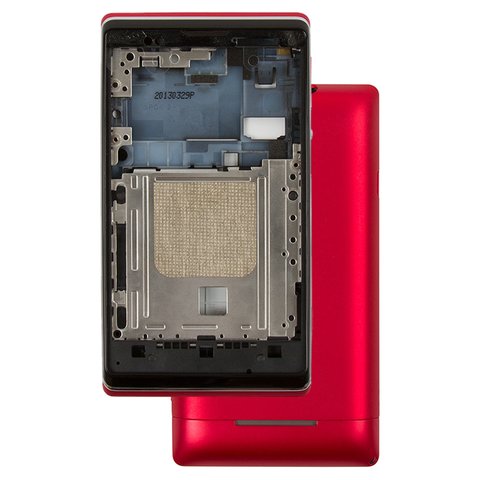 Housing compatible with Sony C1503 Xperia E, C1504 Xperia E, C1505 Xperia E, red 