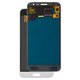 LCD compatible with Samsung J320 Galaxy J3 (2016), (white, without adjustment of light, without frame, Copy, (TFT))