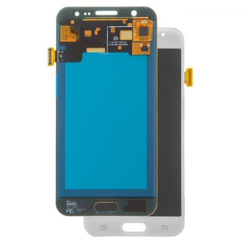 LCD compatible with Samsung J500 Galaxy J5, white, without frame, High Copy, OLED  