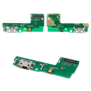 Flat Cable compatible with Xiaomi Redmi 5, charge connector, with microphone, Copy, charging board, MDG1, MDI1 