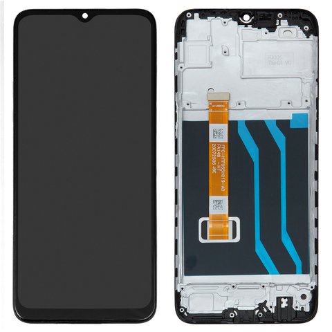 Дисплей для Realme 5; Samsung, черный, с рамкой, High Copy, #BV065WBM L00 M0062A