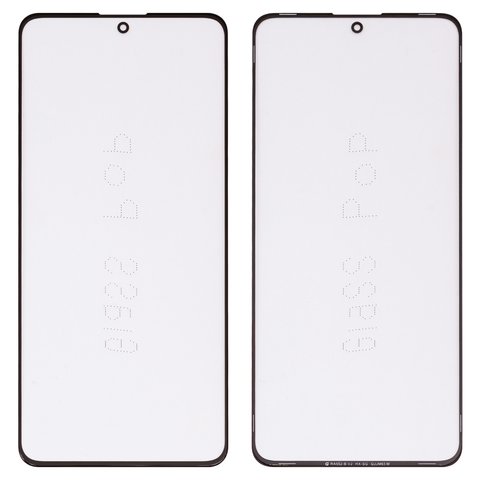 Housing Glass G+OCA PRO compatible with Xiaomi Poco X6, Poco X6 Pro 5G, Redmi Note 13 Pro 5G, with OCA film, black 