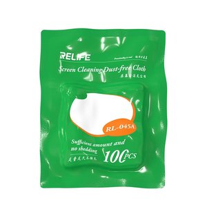 Microfiber Cloth RELIFE RL 045A, for dust and fingerprints removing, 100 pcs., 100*100 mm 