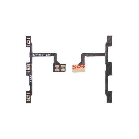 Flat Cable compatible with Realme 12 Pro, start button, sound button 