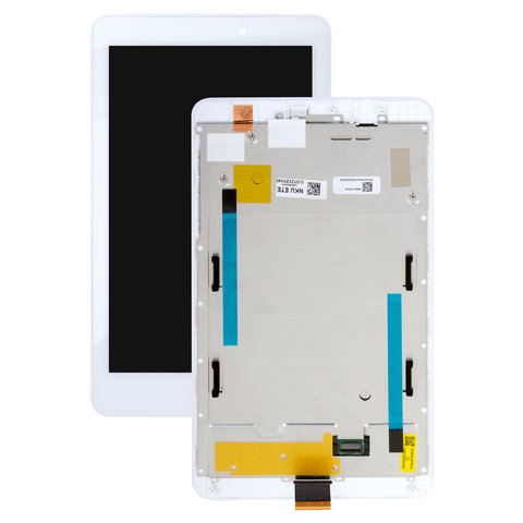 Pantalla LCD puede usarse con Acer Iconia Tab 8 A1 840, blanco, con marco
