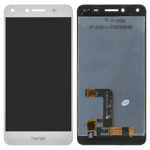 Pantalla LCD puede usarse con Huawei Y6 II Compact, blanco, sin marco, Original PRC , LYO L21